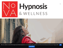 Tablet Screenshot of novahypnosisandwellness.com